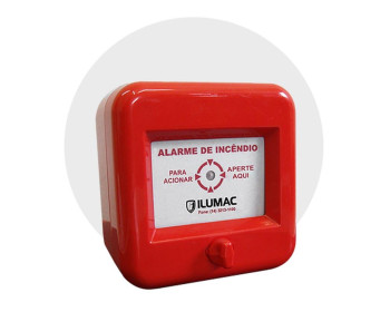 Botoeira alarme convencional rearmável ILUMAC